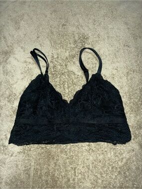 Auden Black Lace Bralette with Adjustable Straps